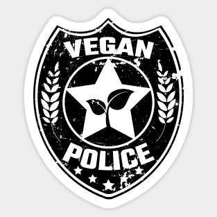 Vegan Police Sticker